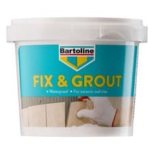Image of Bartoline Fix Grout Wall Tile Powder Fully Waterproof Cement-Based White 500g