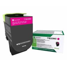 Image of Original Lexmark 71B20M0 Magenta Printer Ink Toner Cartridge 2300 page yield