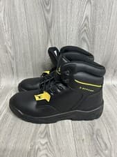 Image of Men’s Dunlop Dakota Black Leather Safety Boots Size UK 13 Brand New 