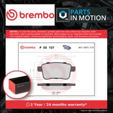 Image of Brake Pads Set Rear P50107 Brembo 4154210400 4154210410 A4154210400 A4154210410