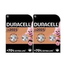 Image of 4 x Duracell CR2025 3V Lithium Coin Cell Battery 2025, DL2025, BR2025, SB-T14