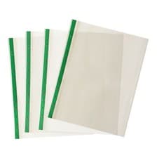 Image of Pack of 500 A4 Premium Glass Clear Punched Pockets (90 Micron)