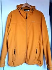 Image of TOG24 Feizor Softshell Jacket XXL / 2XL Mustard  – Hooded – Rare Colour