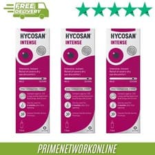 Image of 3x Hycosan Intense Preservative Free Eye Drops 3 x 7.5ml 100% ORIGINAL ⭐⭐⭐⭐⭐