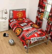 Image of Brand New Official Licensed Manchester United FC Single Duvet Cover Set, UK