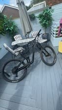 Image of custom gt full suspension bike