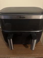 Image of Swan 7.6L Cyclone Dual Digital Air Fryer – Display Model (Minor Cosmetic Crack)