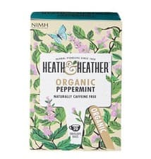 Image of Heath & Heather Organic Peppermint Tea 20 Tea Bags