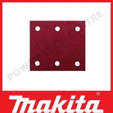 Image of 10 x Makita 80 Grit 114mm X 101 1/4" Sheet Palm Sander Sanding Sheets For BO4555