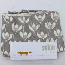 Image of Scion Snowdrop Duvet Cover Double Bedding Floral Print