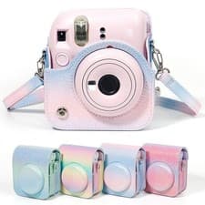 Image of Colorful Instant Camera Case Camera Carrying Pouch for Fujifilm Instax Mini 12