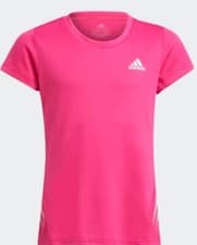 Image of Adidas genuine Aeroready 3-stripes junior girls t-shirt (13-14y)