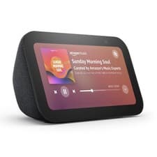 Image of Echo Show 5 (Newest gen) Smart display and alarm clock with clearer sound