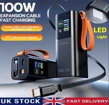 Image of 900000mAh 100W Portable Power Bank Large Capacity External Battery Fast Charging