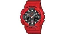 Image of Casio G-Shock GA-100B-4AER RED Watch for Men