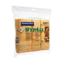 Image of WypAll Microfibre Cloth Yellow Multiuse Durable Eco-friendly (Pack of 6) 8394