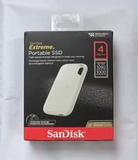 Image of SanDisk 4tb Extreme Portable SSD Solid State Drive New
