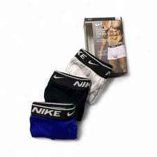 Image of Nike Men's Boxer Shorts Underwear XL Pack of 3 Trunk  Royal B Black White