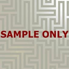 Image of Holden Decor Glistening Wallpaper Industrial Maze Taupe Metallic Gold Geo 12911