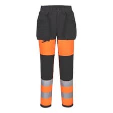 Image of Hi Vis Trouser Portwest CD847 WX2 Eco Women Stretch Eco Friendly Safety Workwear