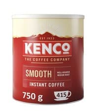 Image of Kenco Smooth Roast Instant Coffee Tin 750g - 415 Servings