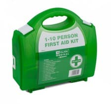 Image of CLICK MEDICAL 1-10 PERSON HSA IRISH FIRST AID KIT GREEN