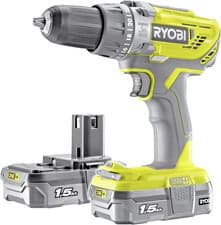 Image of Ryobi ONE+ 18V Li-ion Brushed Cordless Combi drill (2 x 1.5Ah) - R18PD3-215SK