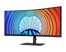 Image of Black Curved Monitor Samsung LS34A650UXUXEU 34" UWQHD VA LCD