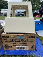 Image of Heavy Duty Hard Plastic Step Stool Loading 200kg Very Heavy Made In America New