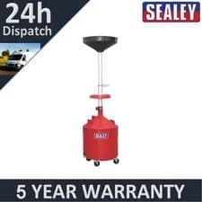 Image of Sealey Gravity Discharge Mobile Oil Drainer 80L AK80D