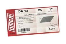 Image of DA Inclined Brads/ Finish Nails 34 degree, 15 Gauge. Lengths 25 - 64mm