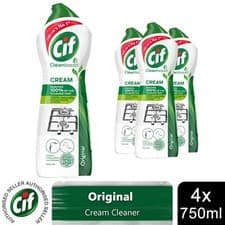 Image of Cif Cleanboost Cream Original Multipurpose Cleaner for Multi surfaces 750ml, 4pk