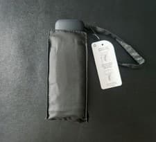 Image of Totes Eco-Brella Compact Flat Umbrella - Black