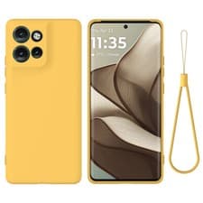 Image of For Motorola ThinkPhone 25, Skin Touch Feel Soft Liquid Silicone Back Cover Case