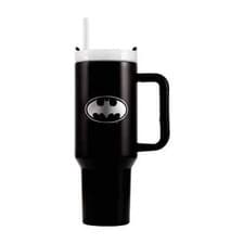 Image of Batman 40oz Tumbler - Official DC Comics Bat Symbol Insulated 1200ml Travel Mug