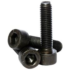 Image of M1.6 M2 M2.5 M3 BLACK SELF COLOUR HIGH TENSILE 12.9 ALLEN BOLT SOCKET CAP SCREWS