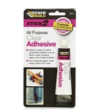 Image of Everbuild Stick 2 All Purpose Adhesive Tube 30ml