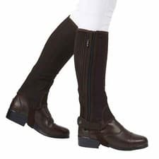 Image of Dublin Easy Care Half Chaps II Childs Brown