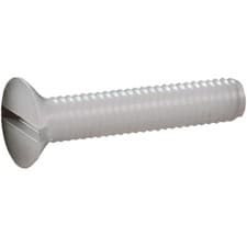 Image of Toolcraft Slotted Countersunk Screws DIN 963 Polyamide M2 x 16mm Pack Of 10
