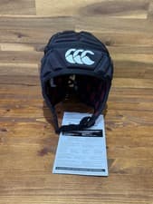 Image of Canterbury Raze Headguard Rugby Junior Large Size XS 54cm Black New