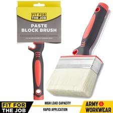Image of Wallpaper Paste Brush 4" Block Decorating Rapid Coverage Lining Paper, Vinyl
