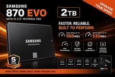 Image of Samsung 870 EVO 1TB / 500 GB 2.5" SATA III Internal SSD