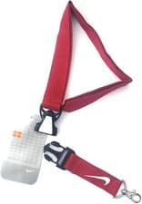 Image of Nike Detachable Lanyard Burgundy