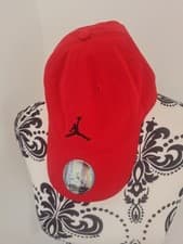 Image of Air Jordan Cap Heritage86 Black Red Logo BNWT
