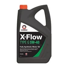 Image of Comma Engine Oil X-Flow Type G 5W-40 Fully Synthetic Diesel Petrols 5 Litre