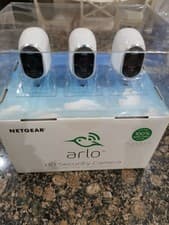 Image of ARLO Smart Home by NETGEAR - 3 Camera HD Security Camera Kit., WiFi. NEW