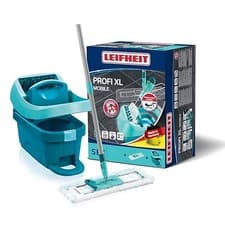 Image of Leifheit Profi XL Mop And Bucket Set And Profi Wringer Bucket With Rollers-55096