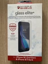 Image of INVISIBLE SHIELD Glass Elite+ Advance Screen Protector iPhone 6 7 8 SE 2020 2022