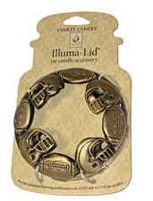 Image of Yankee Candle Football Helmets Sports Fall Illuma Lid Jar Candle Accessory - New