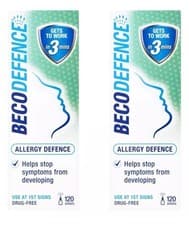 Image of 2 x BECODEFENCE Allergy Defense Nasal Spray (120 Sprays) Best Before 06/2026